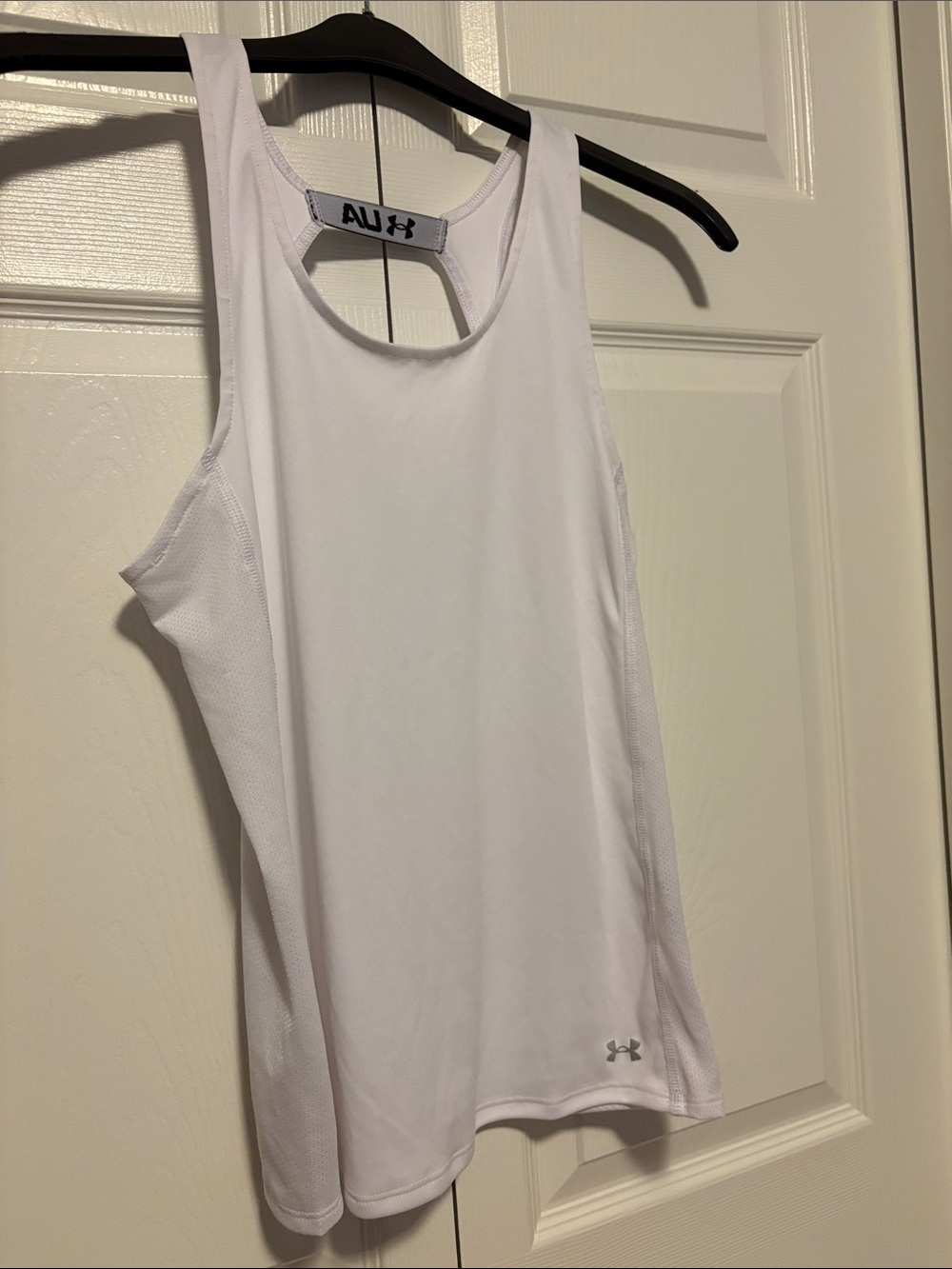 Under Armour White Racerback Training Tank